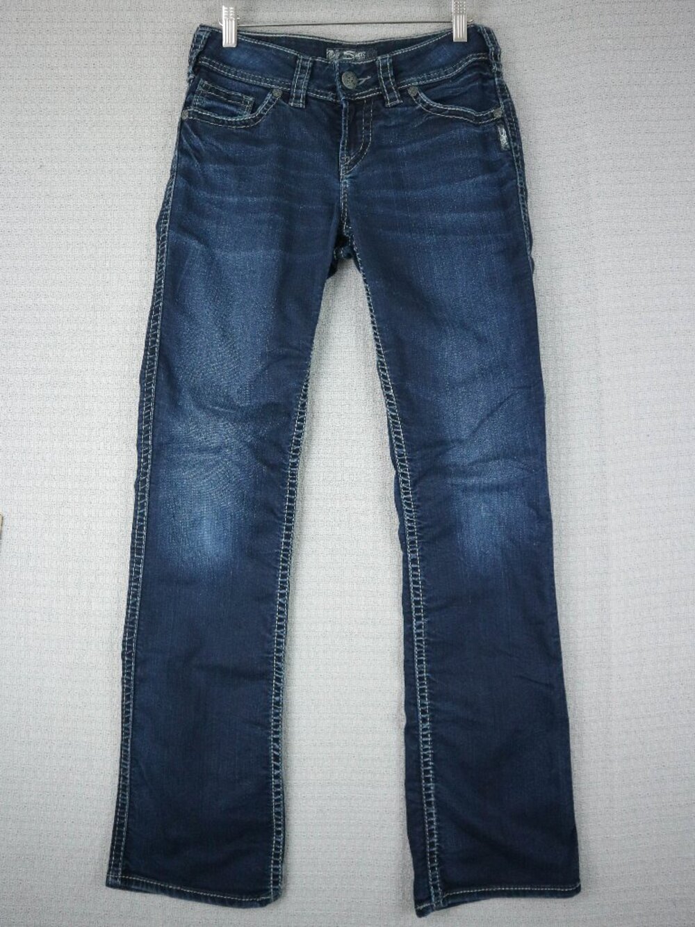 Silver Jeans Co Suki Mid Slim Boot Womens Denim 26x31